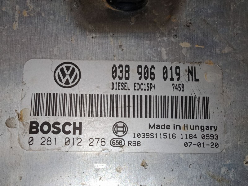 Recambio de centralita motor uce para seat ibiza iii (6l1) 1.9 tdi referencia OEM IAM 038906019NL  