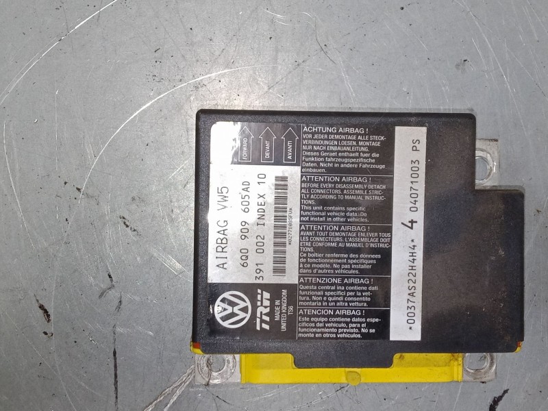 Recambio de centralita airbag para seat ibiza iii (6l1) 1.9 tdi referencia OEM IAM 6Q0909605AD  
