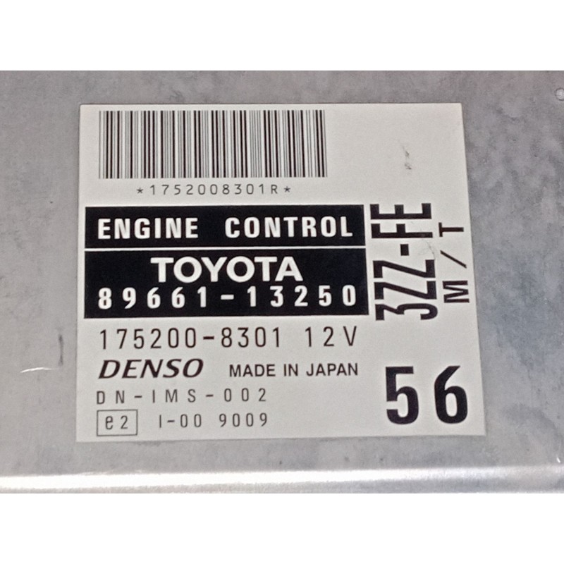 Recambio de centralita motor uce para toyota corolla (_e12_) 1.6 vvt-i (zze121_) referencia OEM IAM 8966113250  1752008301 Recambio de centralita motor uce para toyota corolla (_e12_) 1.6 vvt-i (zze121_) referencia OEM IAM 8966113250  1752008301