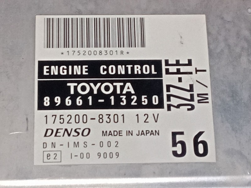 Recambio de centralita motor uce para toyota corolla (_e12_) 1.6 vvt-i (zze121_) referencia OEM IAM 8966113250  1752008301 Recambio de centralita motor uce para toyota corolla (_e12_) 1.6 vvt-i (zze121_) referencia OEM IAM 8966113250  1752008301