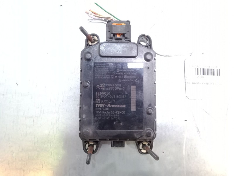 Recambio de modulo radar control distancia para citroën c4 spacetourer (3d_) 1.5 bluehdi 130 referencia OEM IAM 9829009680  