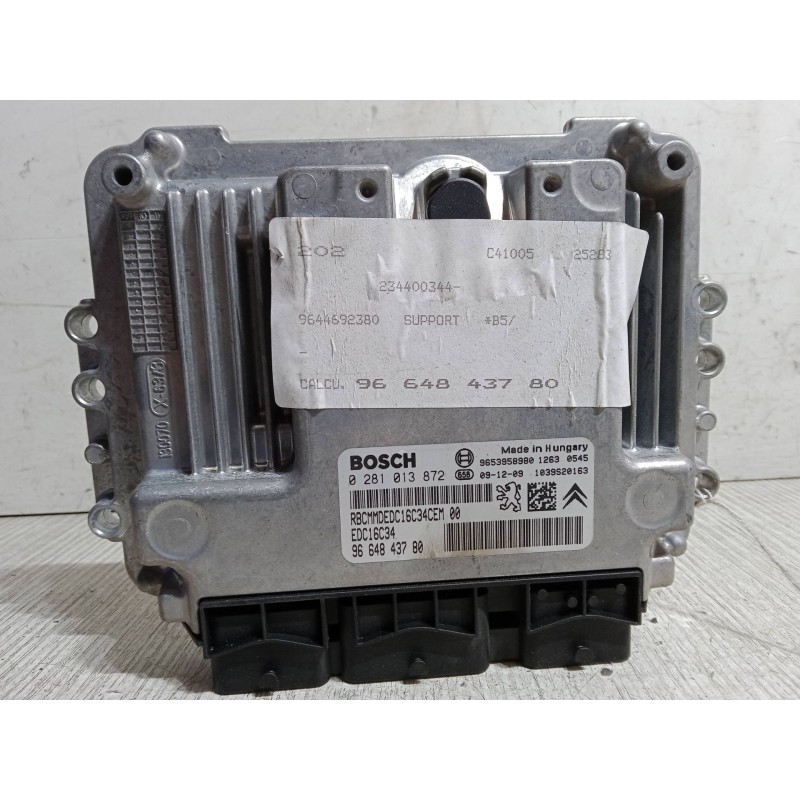 Recambio de centralita motor uce para citroën c4 coupé (la_) 1.6 hdi referencia OEM IAM 9664843780  