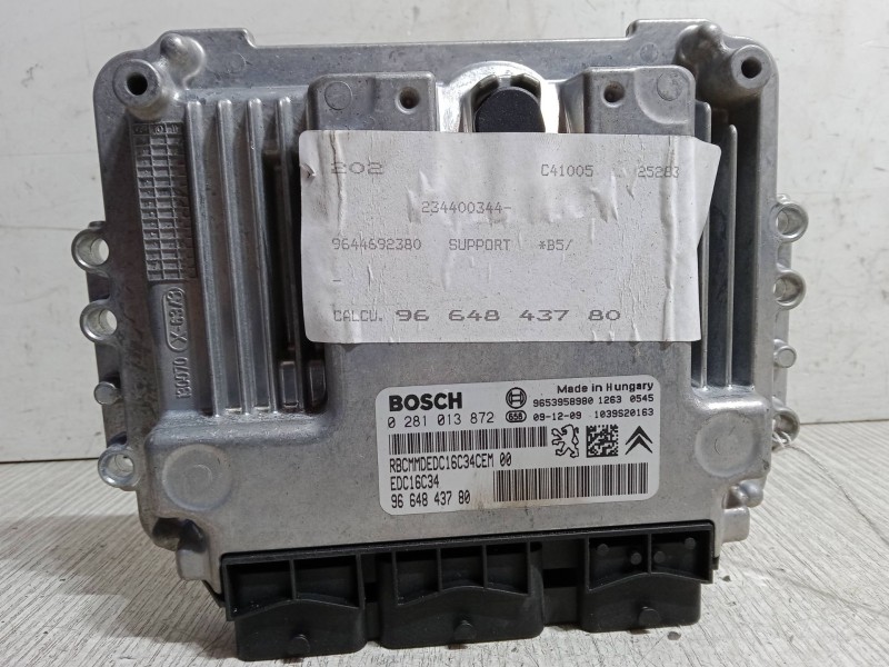 Recambio de centralita motor uce para citroën c4 coupé (la_) 1.6 hdi referencia OEM IAM 9664843780  