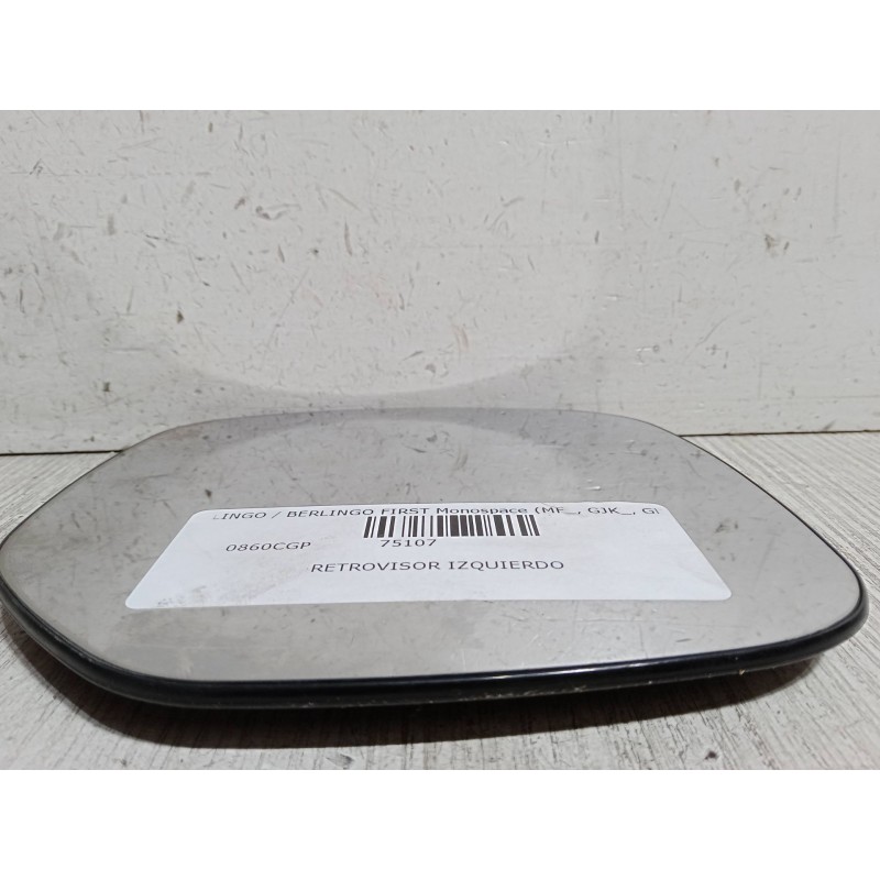 Recambio de cristal retrovisor izquierdo para citroën berlingo / berlingo first monospace (mf_, gjk_, gfk_) 1.9 d (mfwjz) refere