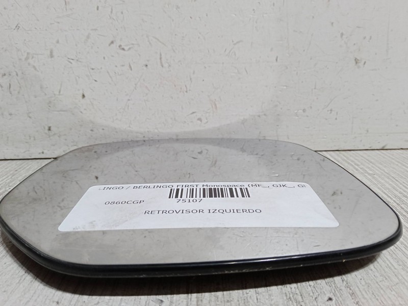 Recambio de cristal retrovisor izquierdo para citroën berlingo / berlingo first monospace (mf_, gjk_, gfk_) 1.9 d (mfwjz) refere