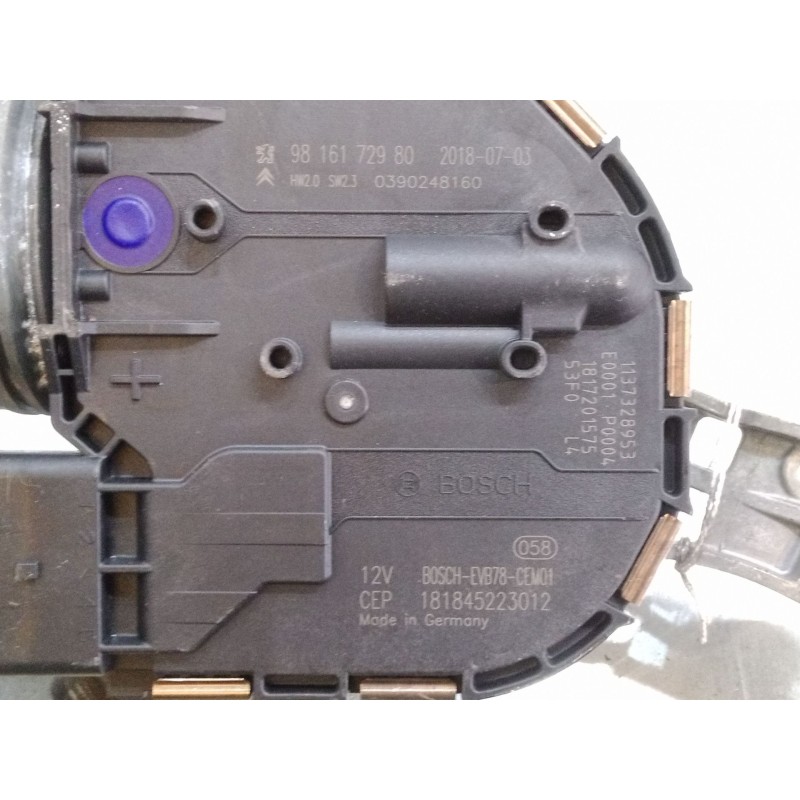 Recambio de motor limpiaparabrisas delantero izquierdo para citroën c4 spacetourer (3d_) 1.5 bluehdi 130 referencia OEM IAM 9816