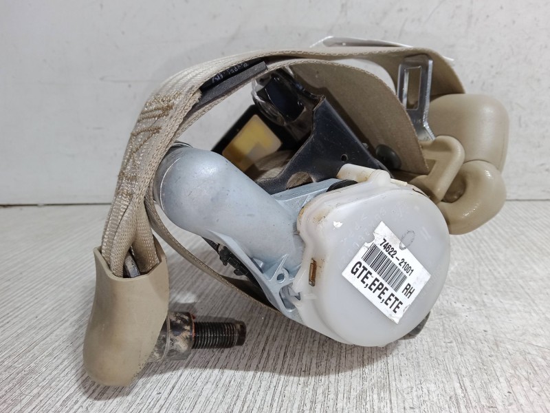 Recambio de cinturon seguridad delantero derecho para ssangyong rodius i 2.7 xdi referencia OEM IAM 7462221001   Recambio de cinturon seguridad delantero derecho para ssangyong rodius i 2.7 xdi referencia OEM IAM 7462221001