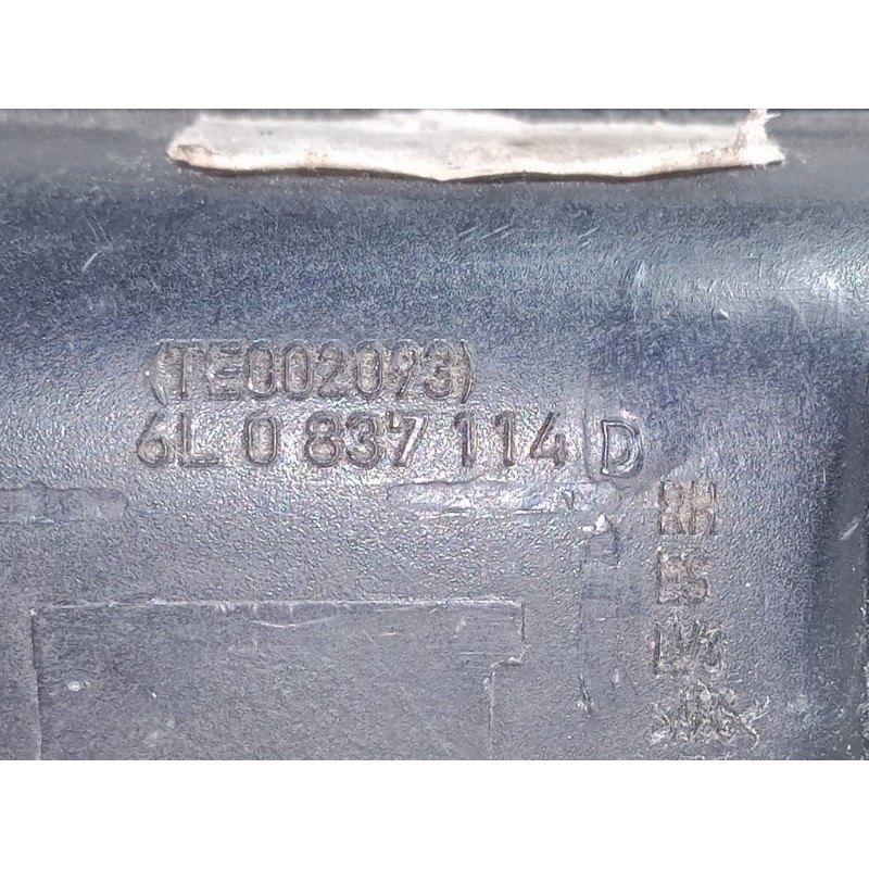 Recambio de maneta interior puerta delantera derecha para seat ibiza iii (6l1) 1.9 tdi referencia OEM IAM 6L0837114D  