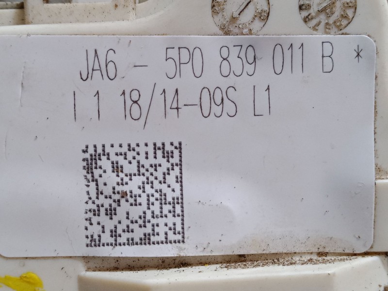 Recambio de cerradura puerta trasera izquierda para seat altea (5p1) 1.2 tsi referencia OEM IAM 5P0839011B  