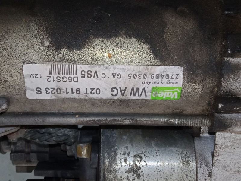 Recambio de motor arranque para seat ibiza iv sc (6j1, 6p5) 1.2 referencia OEM IAM 02T911023S   Recambio de motor arranque para seat ibiza iv sc (6j1, 6p5) 1.2 referencia OEM IAM 02T911023S