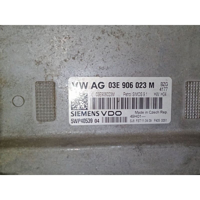Recambio de centralita motor uce para seat ibiza iv sc (6j1, 6p5) 1.2 referencia OEM IAM 03E906023M  5WP4053904 Recambio de centralita motor uce para seat ibiza iv sc (6j1, 6p5) 1.2 referencia OEM IAM 03E906023M  5WP4053904