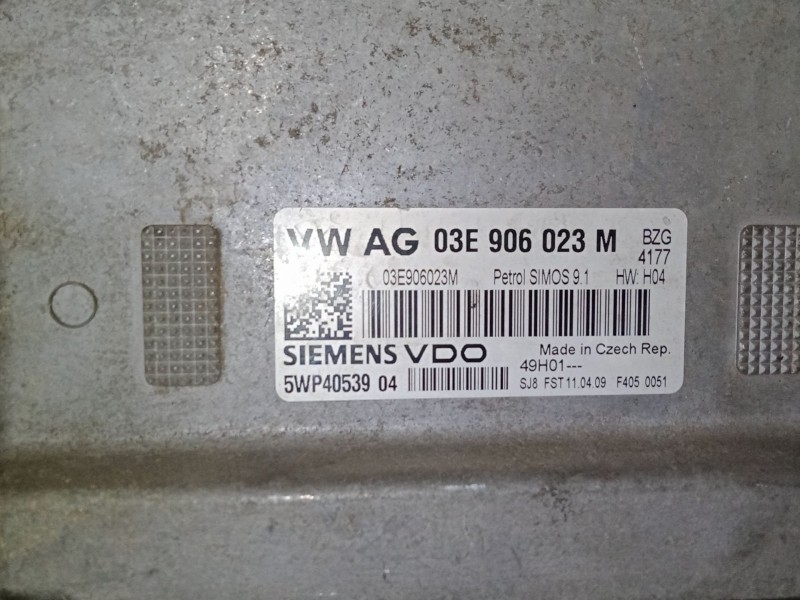 Recambio de centralita motor uce para seat ibiza iv sc (6j1, 6p5) 1.2 referencia OEM IAM 03E906023M  5WP4053904 Recambio de centralita motor uce para seat ibiza iv sc (6j1, 6p5) 1.2 referencia OEM IAM 03E906023M  5WP4053904