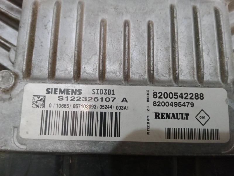 Recambio de centralita motor uce para renault scénic ii (jm0/1_) 1.5 dci (jm1e, jm16) referencia OEM IAM 8200542288 S122326107 8 Recambio de centralita motor uce para renault scénic ii (jm0/1_) 1.5 dci (jm1e, jm16) referencia OEM IAM 8200542288 S122326107 8