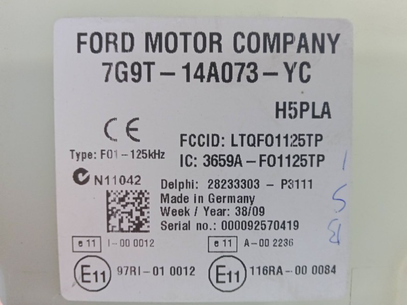 Recambio de bsi para ford galaxy ii (wa6) 2.2 tdci referencia OEM IAM 7G9T14A073YC  