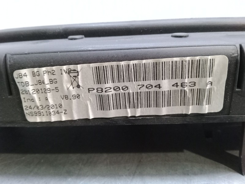 Recambio de cuadro instrumentos para renault scénic ii (jm0/1_) 1.5 dci (jm1e, jm16) referencia OEM IAM P8200704463A   Recambio de cuadro instrumentos para renault scénic ii (jm0/1_) 1.5 dci (jm1e, jm16) referencia OEM IAM P8200704463A