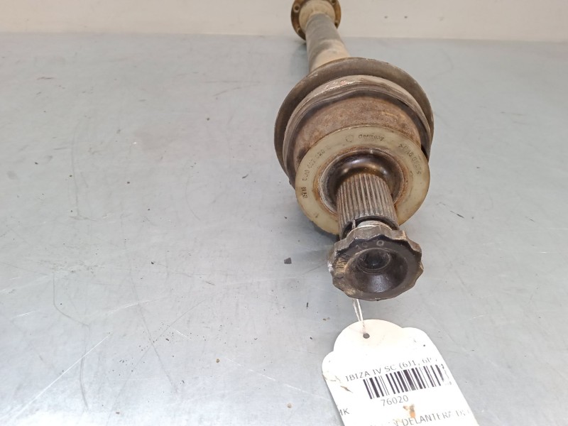 Recambio de transmision delantera derecha para seat ibiza iv sc (6j1, 6p5) 1.2 referencia OEM IAM 6R0407762   Recambio de transmision delantera derecha para seat ibiza iv sc (6j1, 6p5) 1.2 referencia OEM IAM 6R0407762