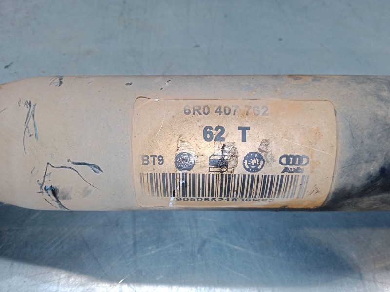 Recambio de transmision delantera derecha para seat ibiza iv sc (6j1, 6p5) 1.2 referencia OEM IAM 6R0407762   Recambio de transmision delantera derecha para seat ibiza iv sc (6j1, 6p5) 1.2 referencia OEM IAM 6R0407762