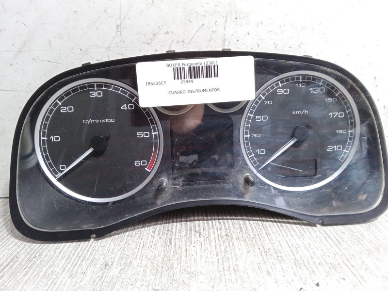 Recambio de cuadro instrumentos para peugeot boxer furgoneta (230l) 1.9 d referencia OEM IAM 216784985  