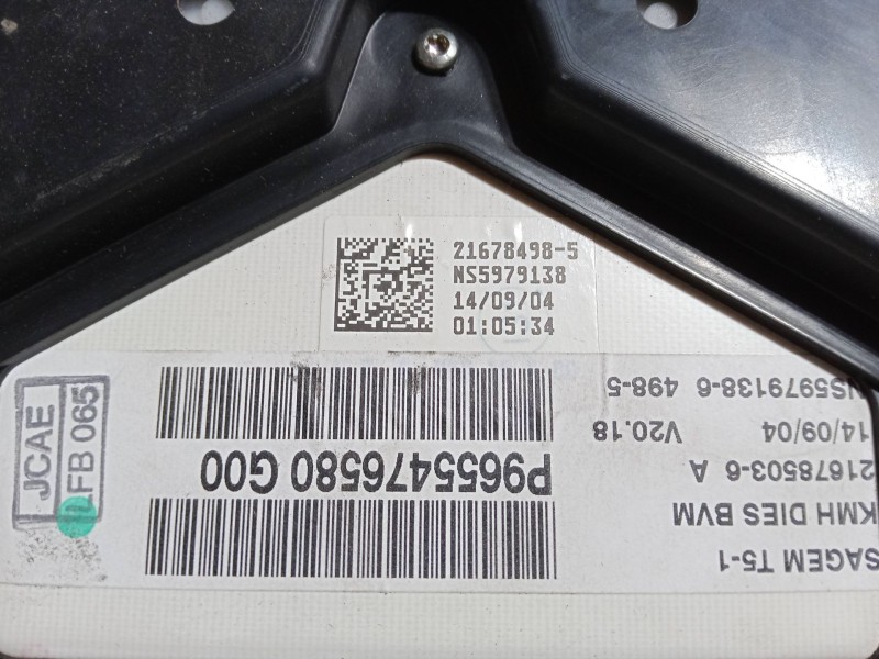 Recambio de cuadro instrumentos para peugeot boxer furgoneta (230l) 1.9 d referencia OEM IAM 216784985  