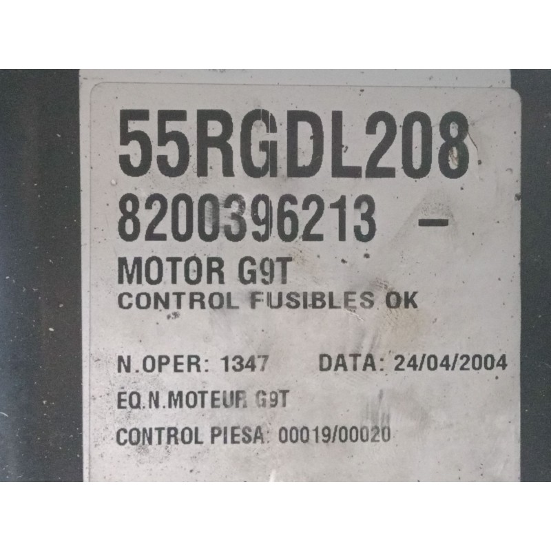 Recambio de bsm para renault espace iv (jk0/1_) 2.2 dci (jk0h) referencia OEM IAM 8200396213   Recambio de bsm para renault espace iv (jk0/1_) 2.2 dci (jk0h) referencia OEM IAM 8200396213