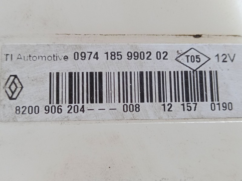 Recambio de aforador para renault clio iii (br0/1, cr0/1) 1.5 dci referencia OEM IAM 8200906204  
