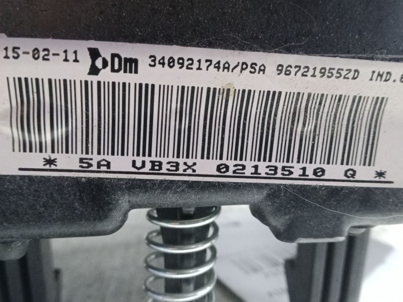 Recambio de airbag volante para citroën jumpy ii furgoneta 2.0 hdi 120 referencia OEM IAM 96721955ZD  