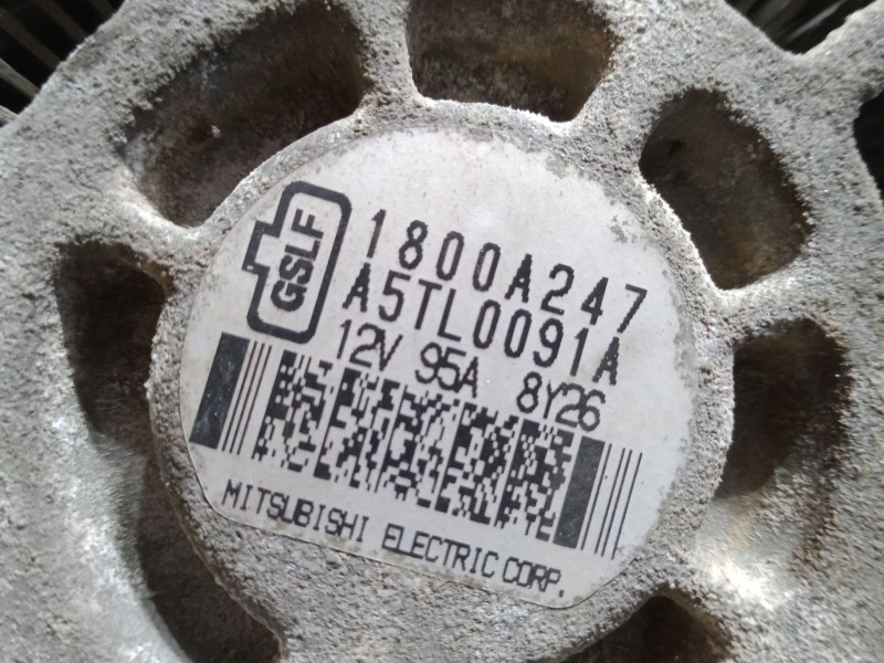 Recambio de alternador para mitsubishi colt vi (z3_a, z2_a) 1.3 (z21a) referencia OEM IAM 1800A247  A5TL0091A