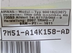 Recambio de airbag cortina delantero derecho para ford focus ii (da_, hcp, dp) 1.6 tdci referencia OEM IAM 7M51A14K158AD
