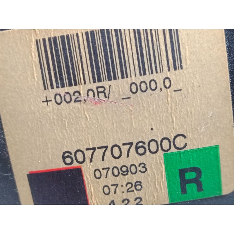 Recambio de cinturon seguridad delantero derecho 3p para opel corsa d (s07) 1.2 (l08, l68) referencia OEM IAM 607707600C  