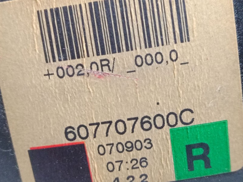 Recambio de cinturon seguridad delantero derecho 3p para opel corsa d (s07) 1.2 (l08, l68) referencia OEM IAM 607707600C  