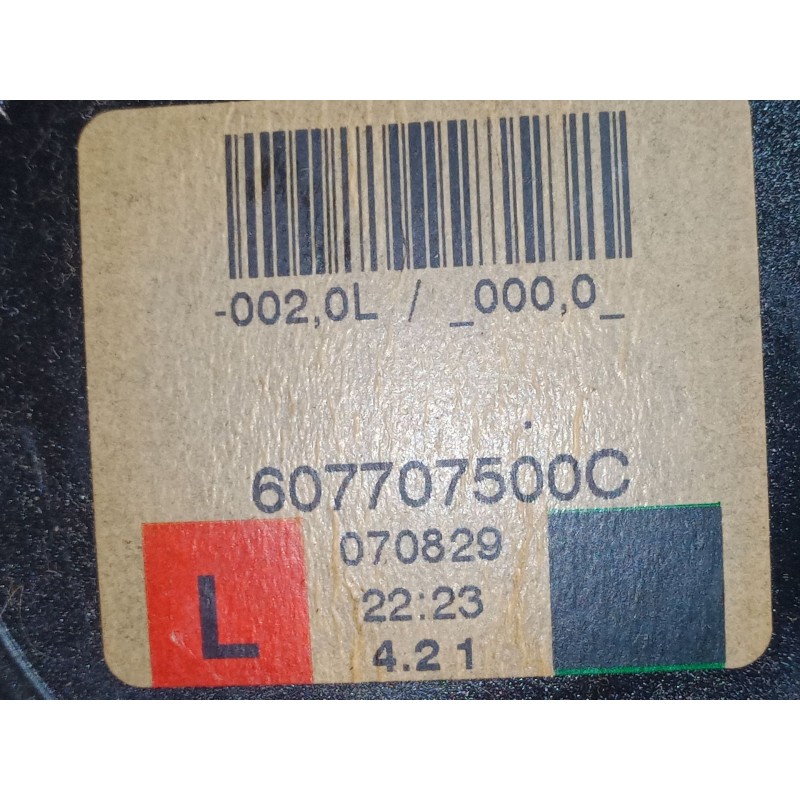 Recambio de cinturon seguridad delantero izquierdo 3p para opel corsa d (s07) 1.2 (l08, l68) referencia OEM IAM 607707500C  