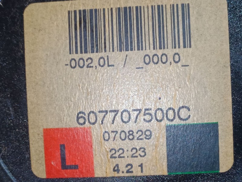 Recambio de cinturon seguridad delantero izquierdo 3p para opel corsa d (s07) 1.2 (l08, l68) referencia OEM IAM 607707500C  