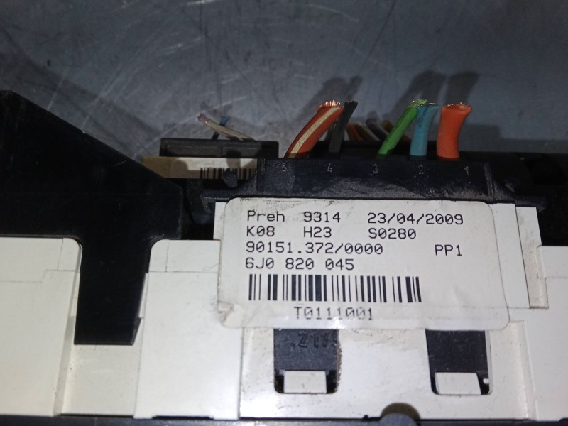 Recambio de mando climatizador para seat ibiza iv sc (6j1, 6p5) 1.2 referencia OEM IAM 6J0820045  