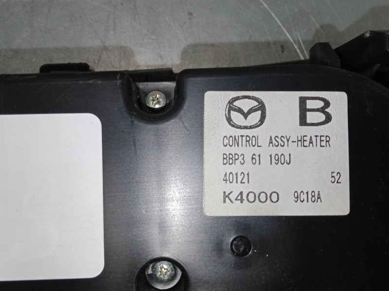 Recambio de mando climatizador para mazda 3 (bl) 1.6 mz-cd (bl14) referencia OEM IAM BBP361190J  