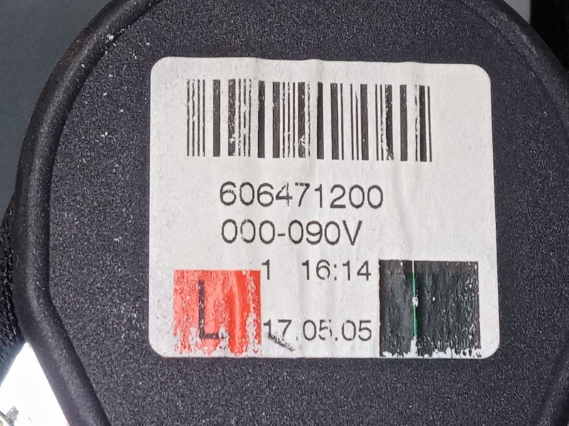 Recambio de cinturon seguridad trasero izquierdo para volkswagen golf v (1k1) 1.6 referencia OEM IAM   