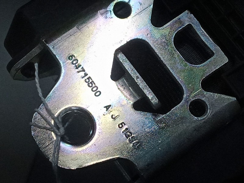 Recambio de cinturon seguridad trasero izquierdo para volkswagen golf v (1k1) 1.6 referencia OEM IAM   