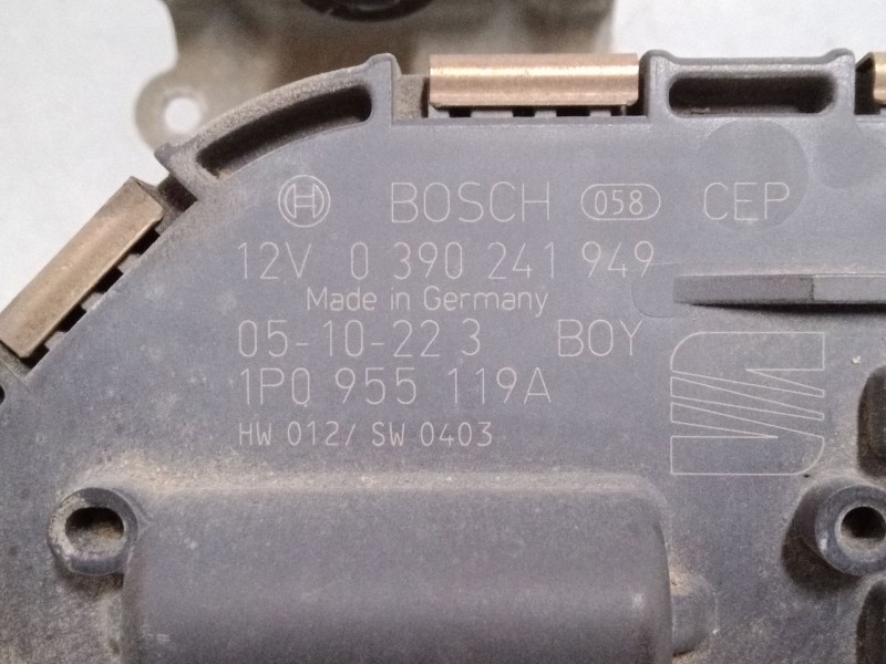 Recambio de motor limpiaparabrisas delantero izquierdo para seat leon (1p1) 1.6 referencia OEM IAM 1P0955119A  