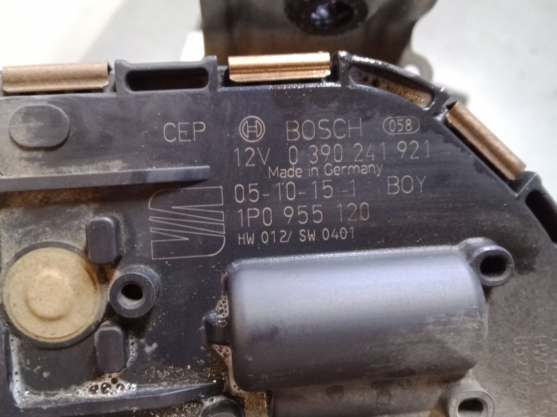 Recambio de motor limpiaparabrisas delantero derecho para seat leon (1p1) 1.6 referencia OEM IAM 1P0955120  