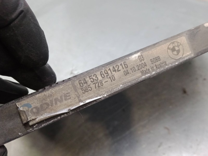 Recambio de radiador a/a /condensador para bmw x5 (e53) 3.0 d referencia OEM IAM 64536914216  