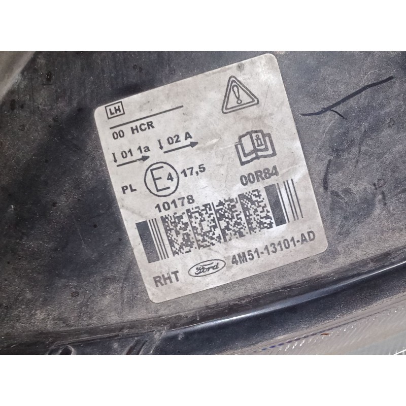 Recambio de faro izquierdo para ford focus ii sedán (db_, fch, dh) 2.0 tdci referencia OEM IAM 4M5113101AD  