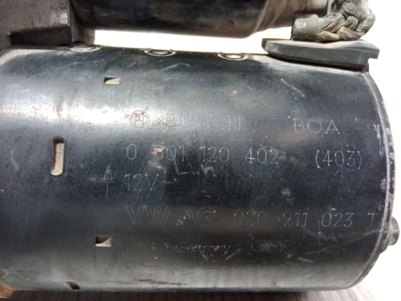 Recambio de motor arranque para volkswagen golf iv (1j1) 1.9 tdi referencia OEM IAM 0001120402(403) 020 911 023 T 