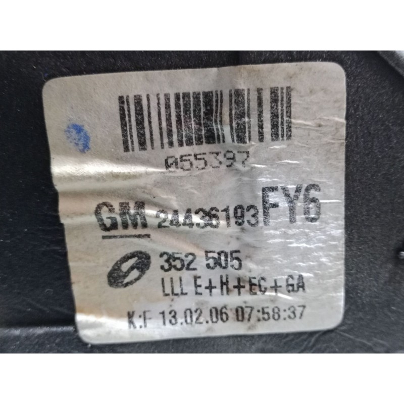 Recambio de retrovisor electrico izquierdo para opel vectra c gts (z02) 1.9 cdti (f68) referencia OEM IAM 24436193  