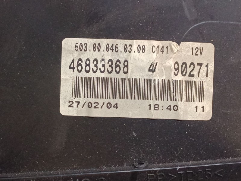 Recambio de cuadro instrumentos para fiat punto (188_) 1.2 60 (188.030, .050, .130, .150, .230, .250) referencia OEM IAM 5030004