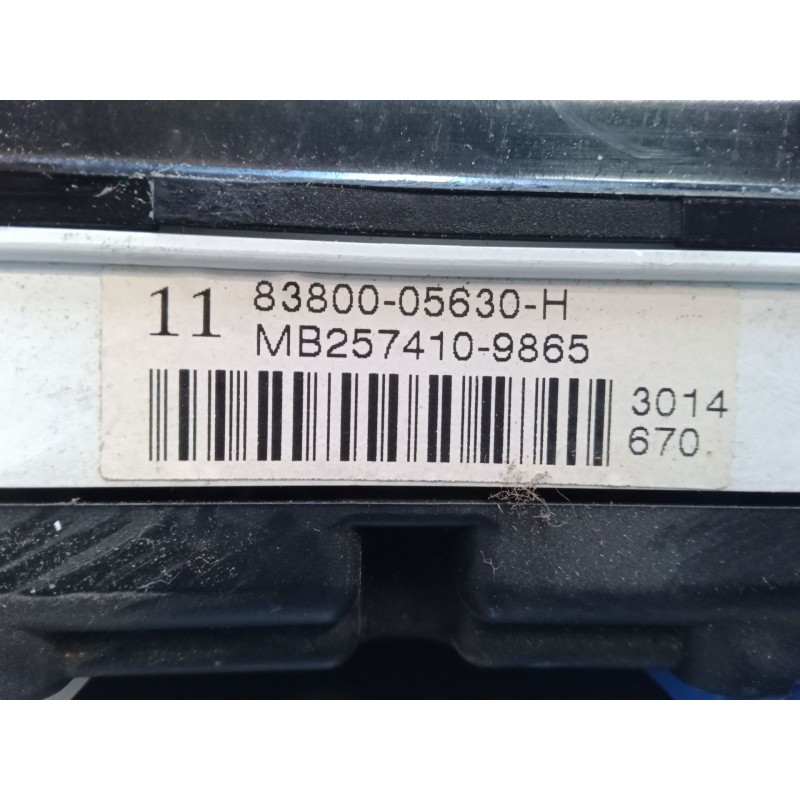 Recambio de cuadro instrumentos para toyota avensis station wagon (_t25_) 2.0 d-4d (cdt250_) referencia OEM IAM 8380005630h  MB2