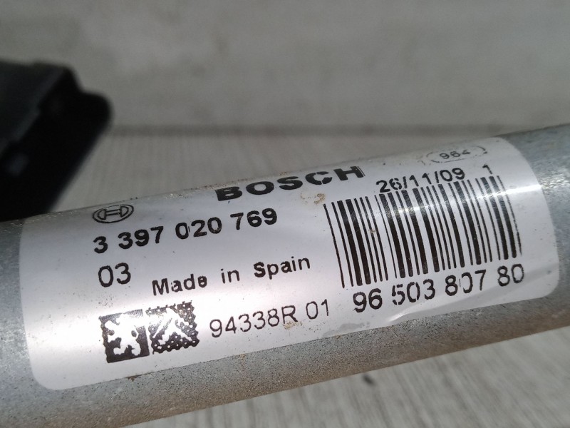 Recambio de motor limpia delantero para peugeot 207 sw (wk_) 1.4 16v referencia OEM IAM 9650380780  