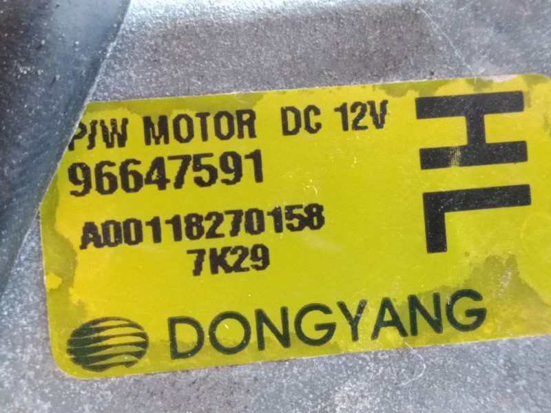 Recambio de elevalunas electrico trasero izquierdo para chevrolet epica (kl1_) 2.0 d referencia OEM IAM 96647591  