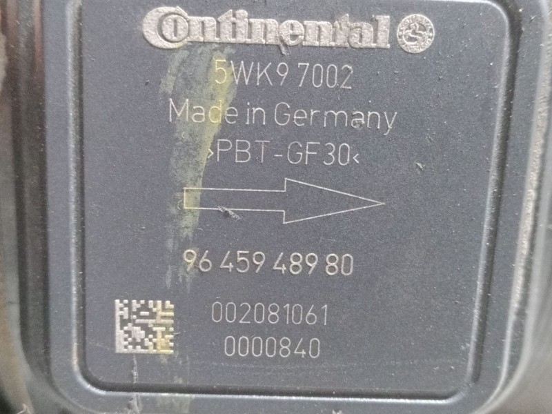 Recambio de caudalimetro para citroën jumpy ii furgoneta 2.0 hdi 120 referencia OEM IAM 9645948980  