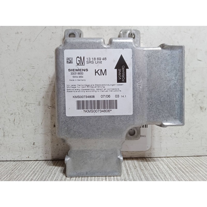 Recambio de centralita airbag para opel vectra c gts (z02) 1.9 cdti (f68) referencia OEM IAM 13186948 5WK43654 330518650