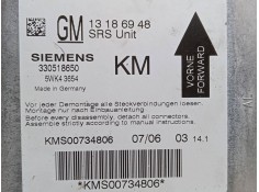 Recambio de centralita airbag para opel vectra c gts (z02) 1.9 cdti (f68) referencia OEM IAM 13186948 5WK43654 330518650 2