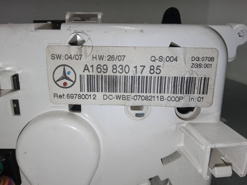 Recambio de mando calefaccion / a/a para mercedes-benz clase a (w169) a 180 cdi (169.007, 169.307) referencia OEM IAM A169830178